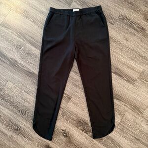 Marine Layer Black Cropped Jogger Pants